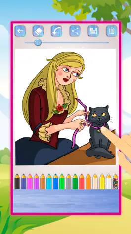 Game screenshot Fairy Princesses Coloring Book apk