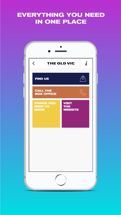 The Old Vic App