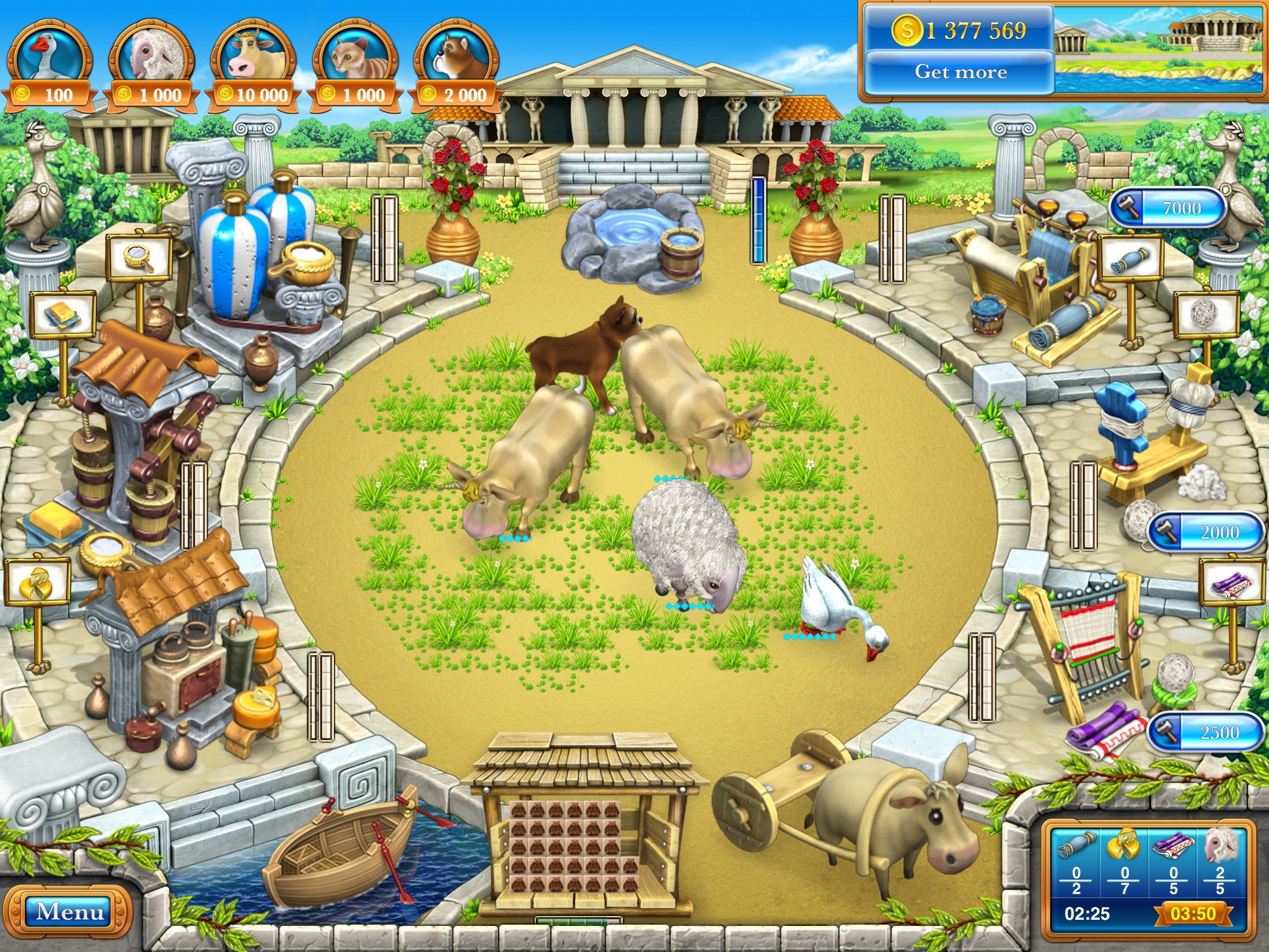Farm Frenzy 3 Ancient Rome HDL screenshot 3