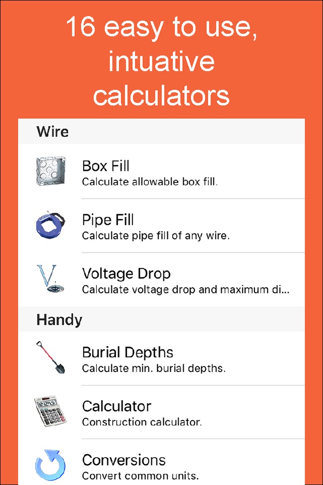Electrical Calc Pro screenshot 2