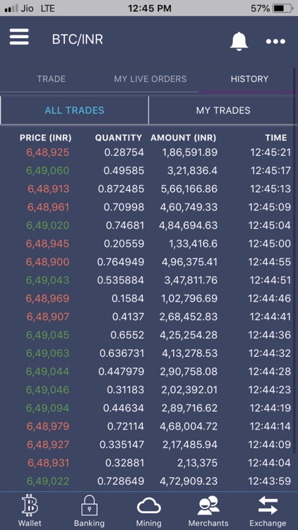 Bitcoin India Wallet &Exchange screenshot-7