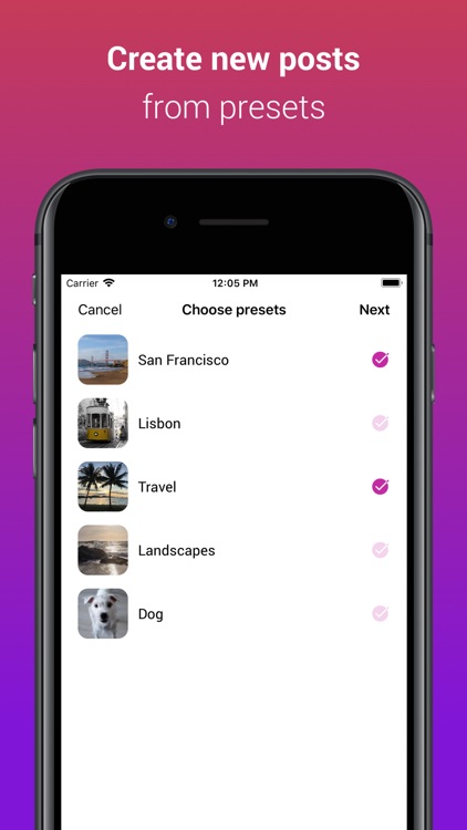 InstaTag - #hashtag Manager