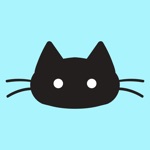 Black Kitty Cat Stickers
