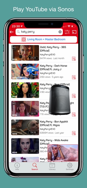 SonosTube for Sonos & YouTube(圖1)-速報App