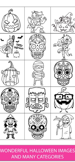 Halloween Coloring Color Book(圖5)-速報App