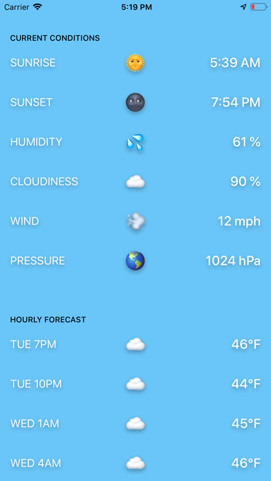 Emoji Weather Screenshot 2