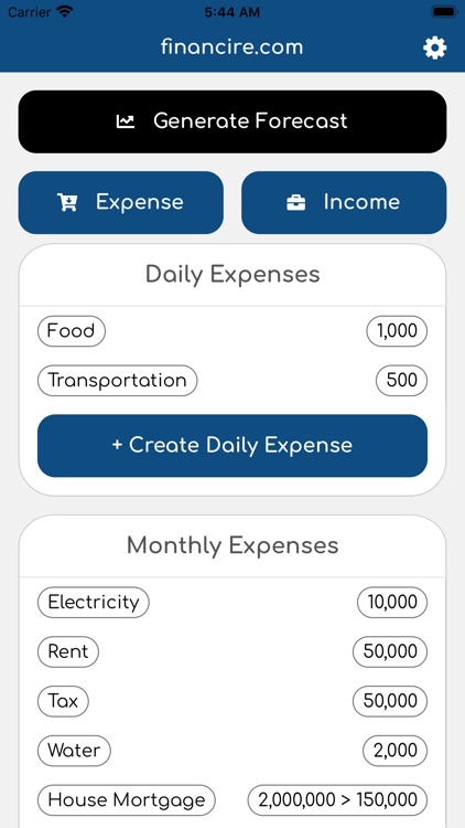 financire.com - Cash Planner