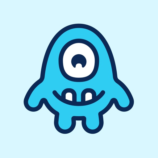 Happy Monster stickers
