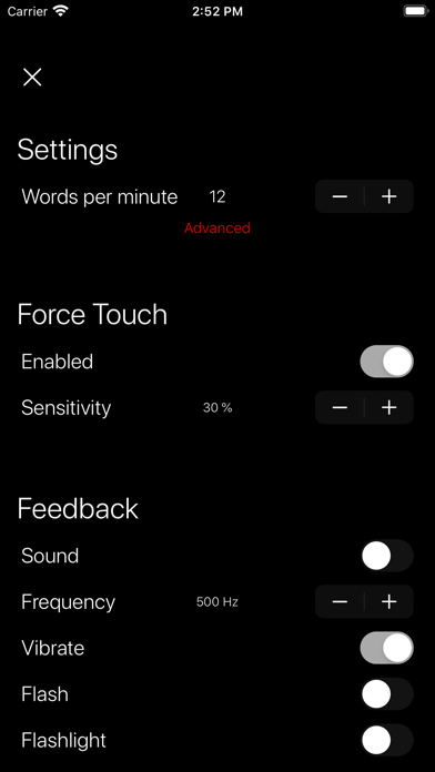 Force Code - Morse with Force screenshot 2