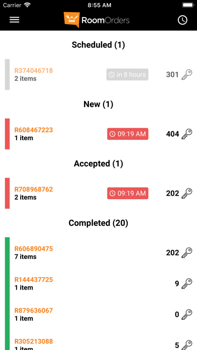 RoomOrders Manager screenshot 2