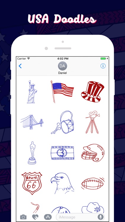 USA Doodles Stickers!! screenshot-3