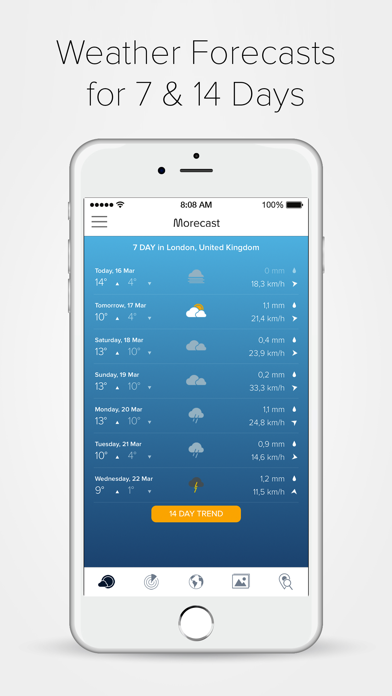 MORECAST - Free Premium Weather App Screenshot 2