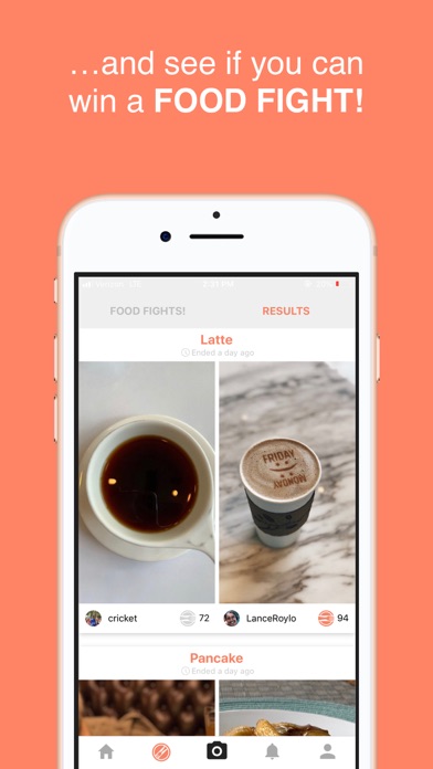 FoodFights App screenshot 4