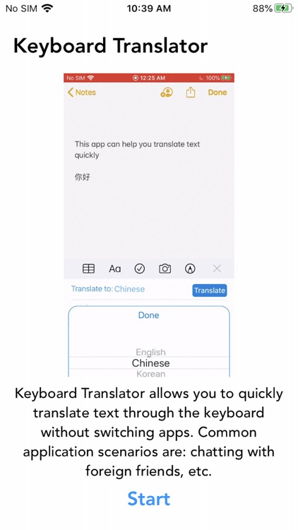 Keyboard Translator: Chat Tool