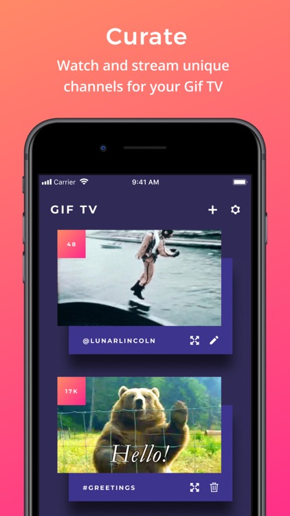 Gif TV - Stream and watch gifs