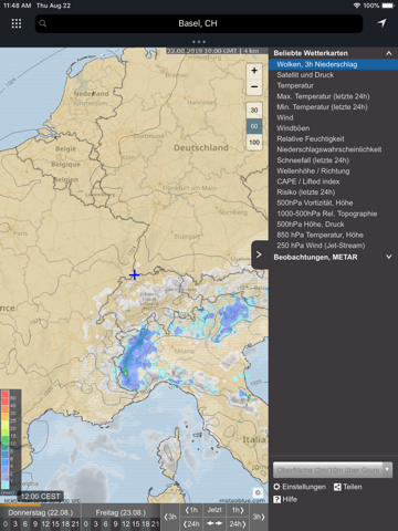 meteoblue weather & maps screenshot 2