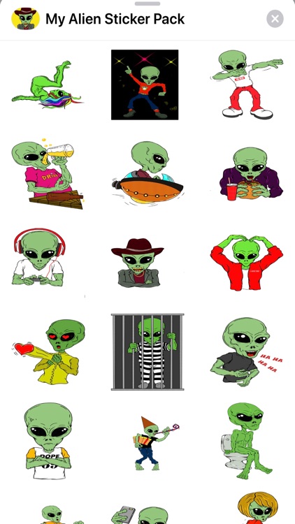 My Alien Sticker Pack
