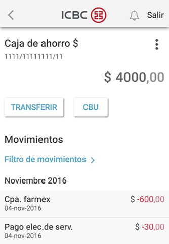 ICBC Mobile Banking(Argentina) - náhled
