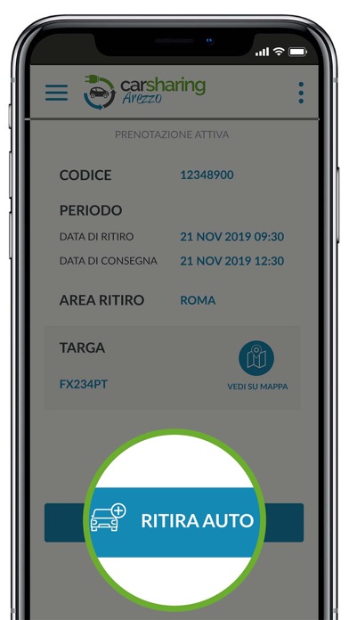 CarSharing Arezzo screenshot 2