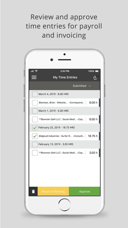 Time Tracker by eBillity screenshot-3