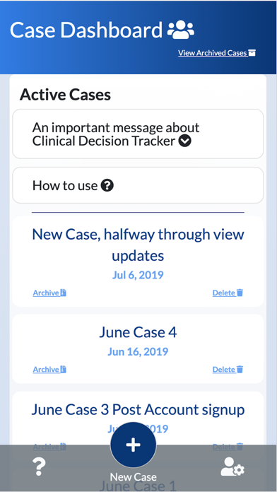 Clinical Decision Tracker screenshot 3