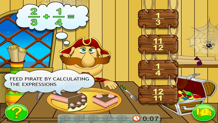 Fractions. Smart Pirates