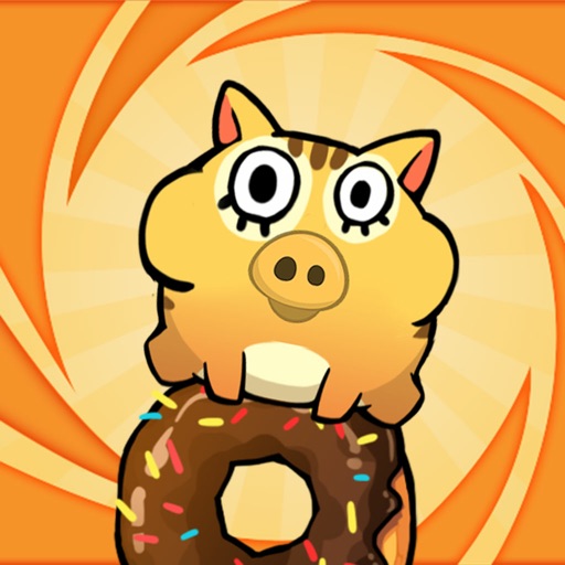 Hungry Piggy Donuts Mania iOS App