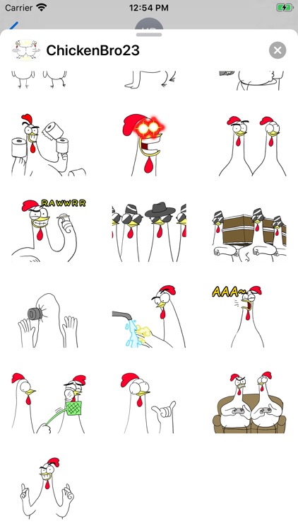 Chicken Bro 23 Sticker Pack