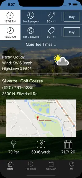 Game screenshot Silverbell Golf Tee Times hack
