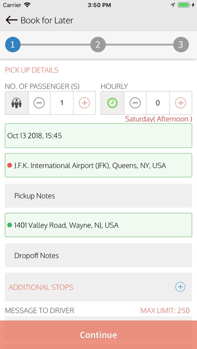 24-7 RIDE Passenger App screenshot 2