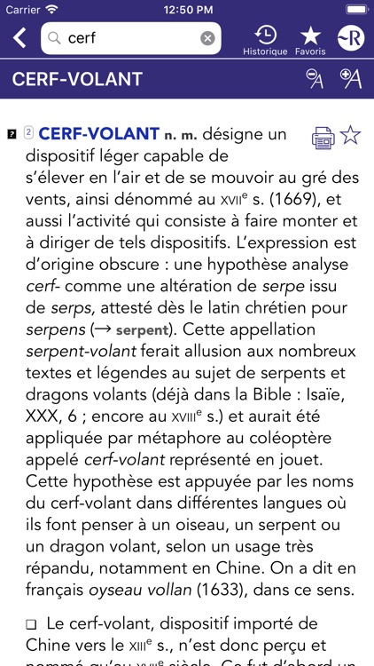 Dictionnaire Robert Historique screenshot-3