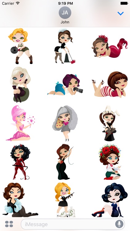 Penelope Pinup Stickers screenshot-3