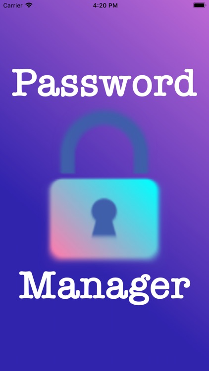 Password Manager 2020