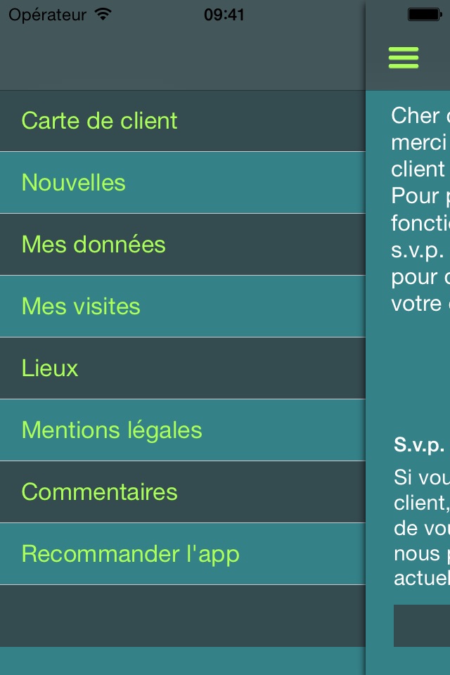 Carte privilèges virtuelle screenshot 3