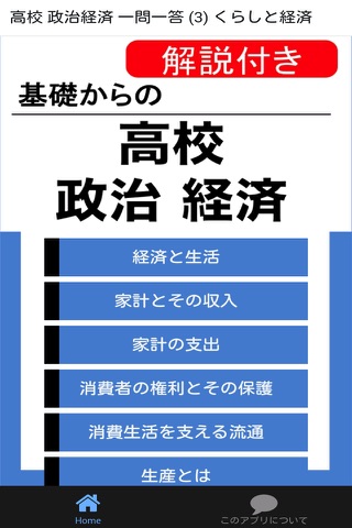 高校 政経 一問一答(3) 【くらしと経済】 - náhled