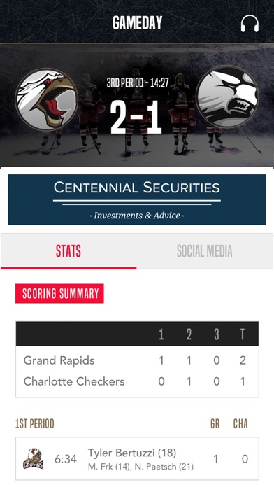 Grand Rapids Griffins screenshot 2