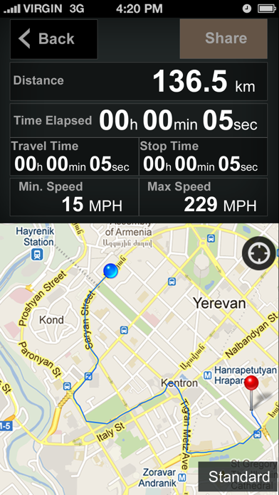Speedometer GPS+ screenshot1