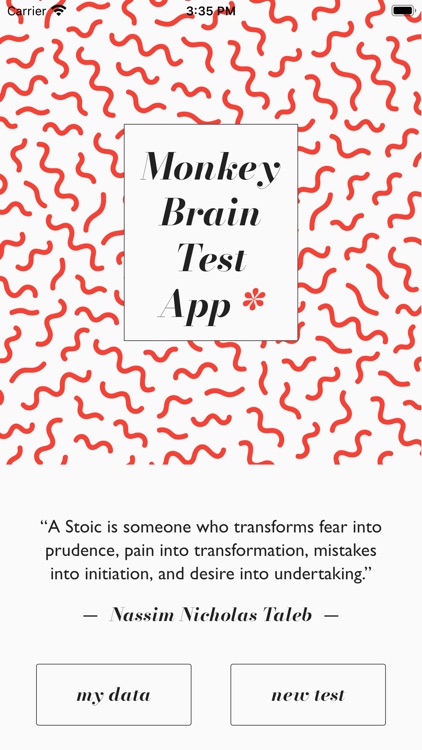 Monkey Brain Test App