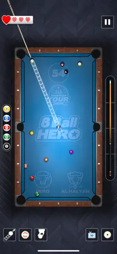 Capture 2 8 Ball Hero - Juego de billar iphone