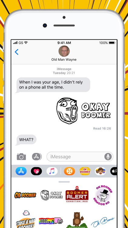 Ok Boomer - Animated Stickers