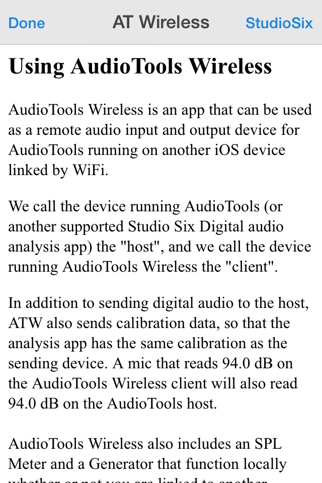 AudioTools Wireless screenshot 3
