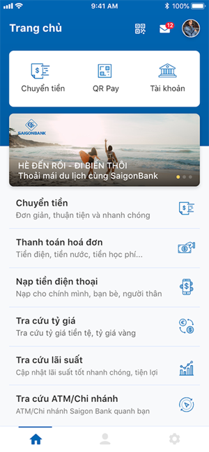 SAIGONBANK Smart Banking(圖2)-速報App