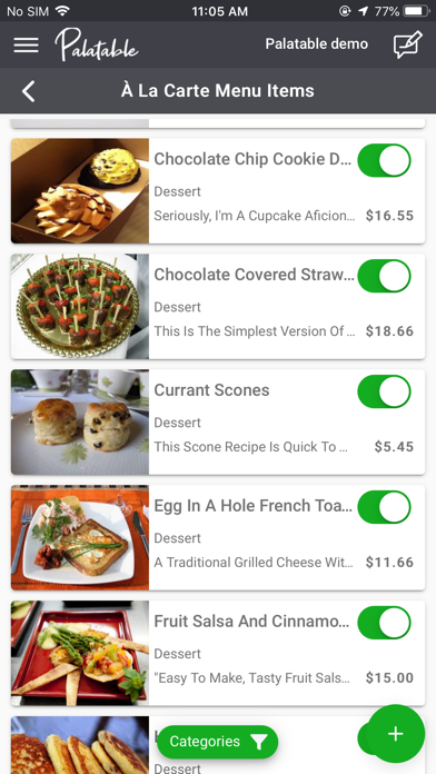 How to cancel & delete Palatable for Restaurants from iphone & ipad 4