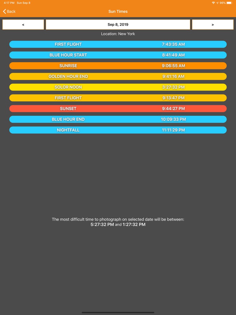 【图】SkyCandy – Sunset Forecast App(截图3)