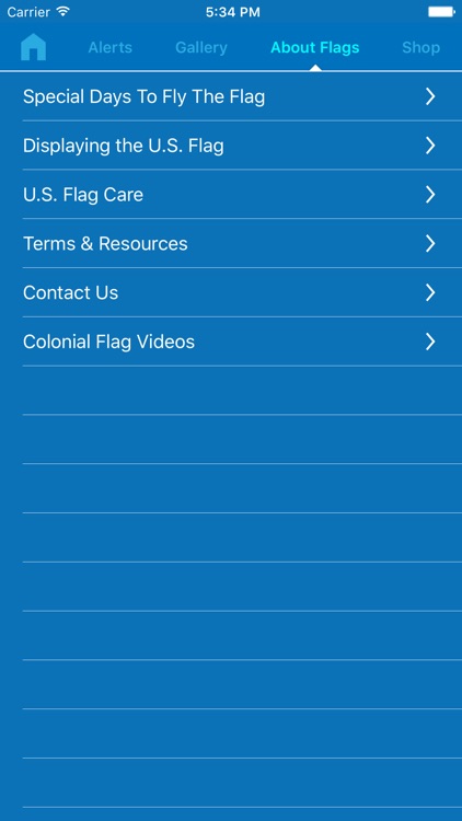 Colonial Flag App