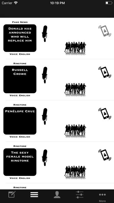 FakeSpeech - Voice Ringtones screenshot 3