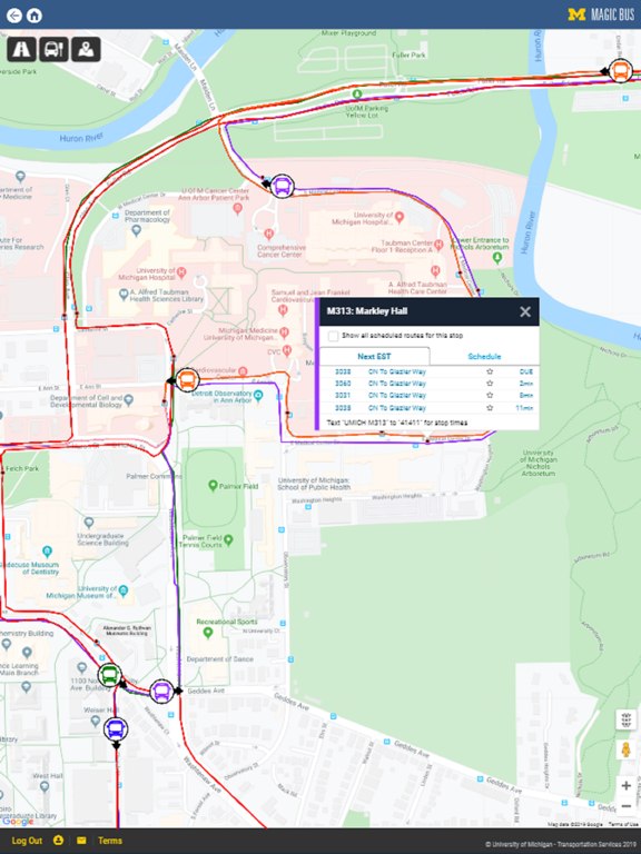 Карта приложение автобус