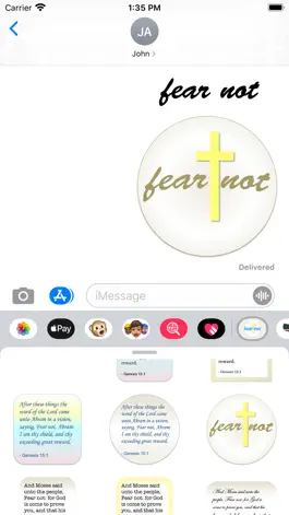 Game screenshot fear not stickers apk