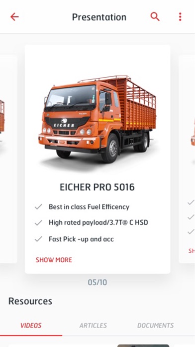 Eicher CVP screenshot 3