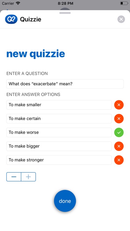 Quizzie - Quiz Your Friends